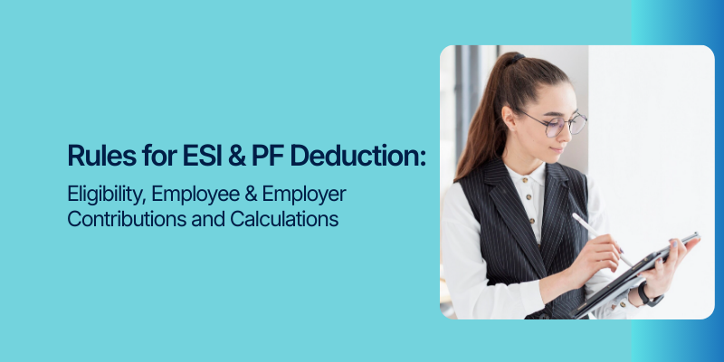 pf and deduction rules