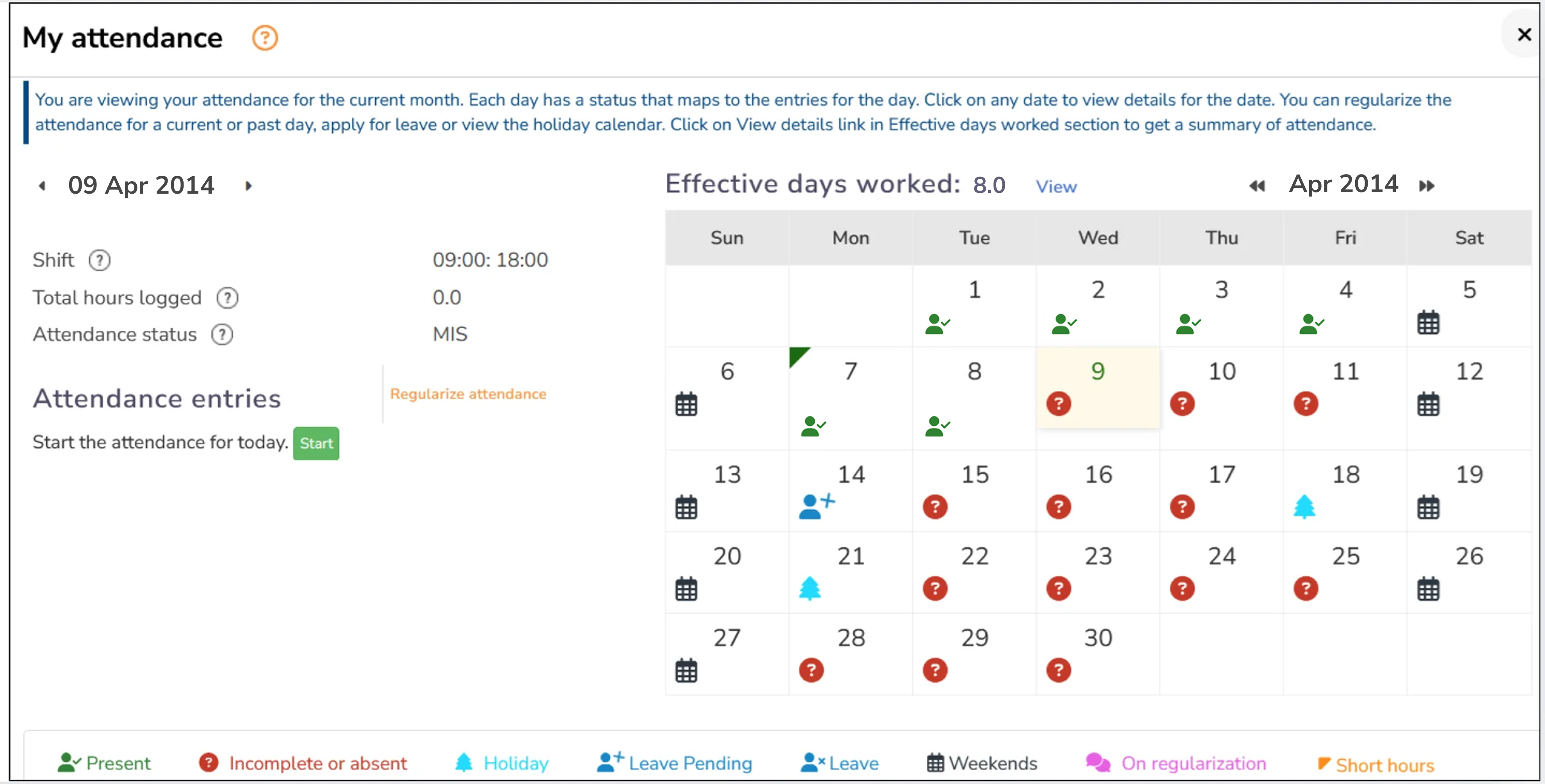 attendance management