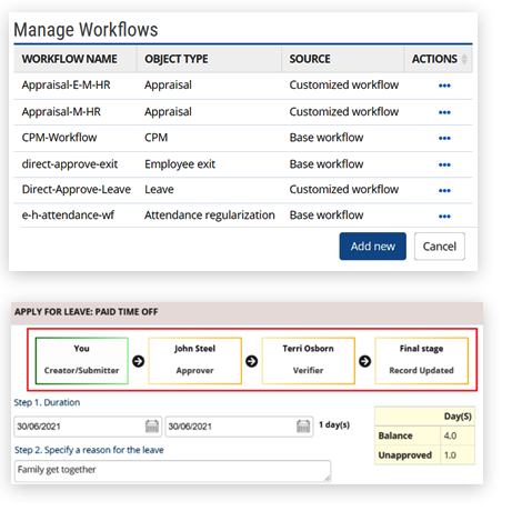 Manage Workflow