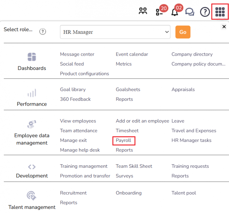 Setup Salary Structure - Empxtrack
