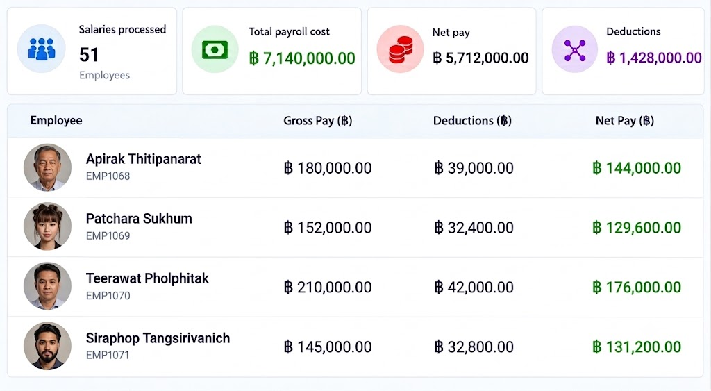 thailand empxtrack payroll