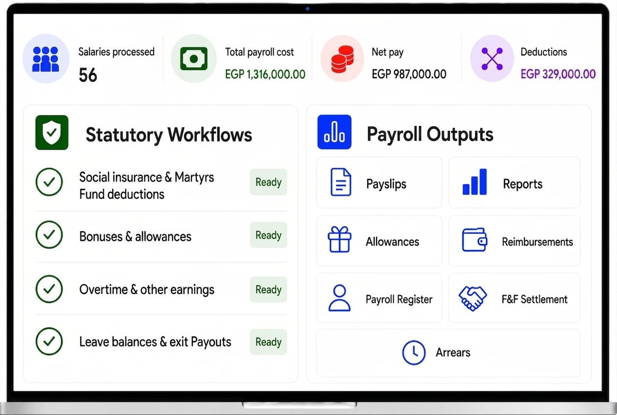 egypt payroll software