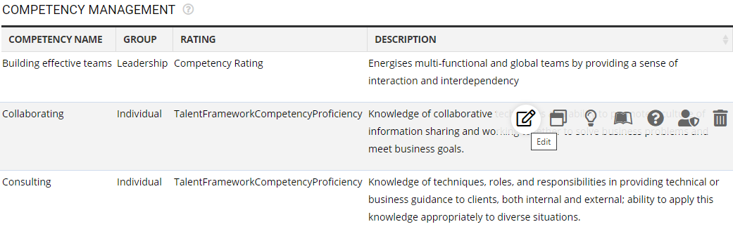 setup skills and competencies