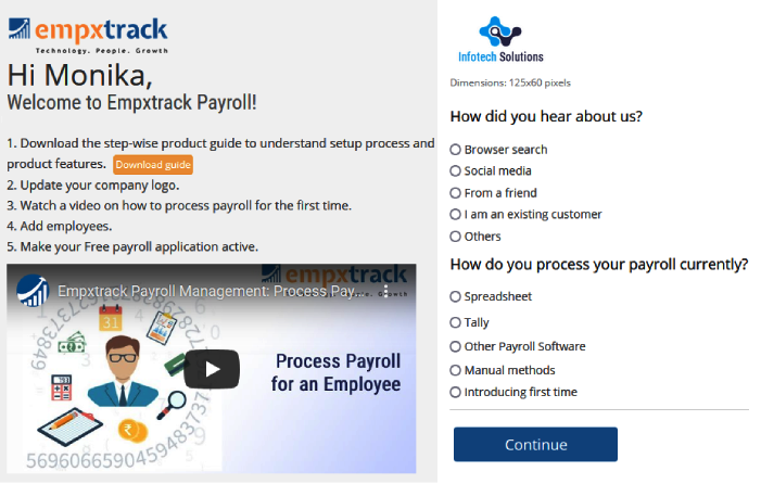 Setup Empxtrack Free Payroll - Empxtrack